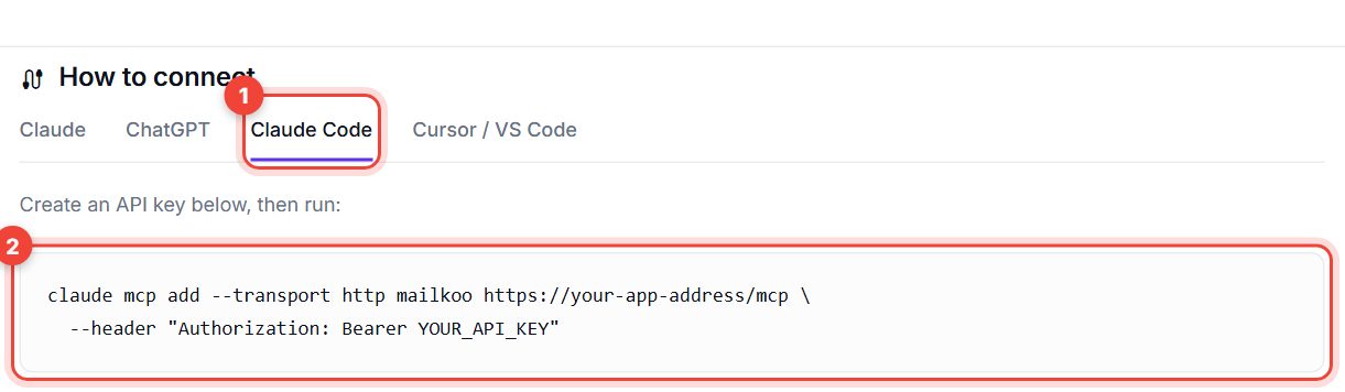 How to connect section with the Claude Code tab and its command highlighted