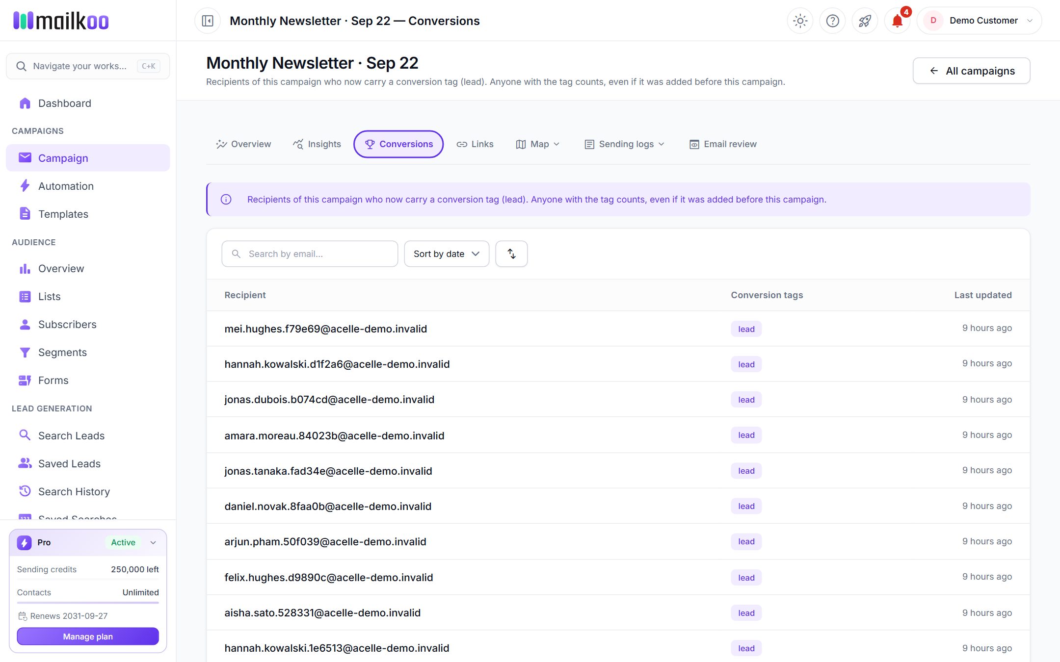 Replies & conversions — Measure real results